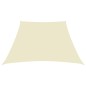 vidaXL Toldo de vela trapezoidal de tela oxford color crema 2/4x3 m vidaXL Toldo de vela trapezoidal de tela oxford color crema 2/4x3 m