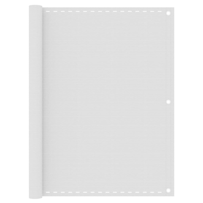 vidaXL Toldo para balcón HDPE blanco 120x600 cm vidaXL Toldo para balcón HDPE blanco 120x600 cm