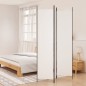 vidaXL Biombo divisor de 3 paneles de tela blanco 150x220 cm vidaXL Biombo divisor de 3 paneles de tela blanco 150x220 cm
