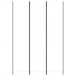 vidaXL Biombo divisor de 3 paneles de tela blanco 150x220 cm vidaXL Biombo divisor de 3 paneles de tela blanco 150x220 cm