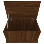 vidaXL Baúl almacenaje madera contrachapada roble marrón 70x40x38 cm vidaXL Baúl almacenaje madera contrachapada roble marrón 70x40x38 cm