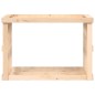 vidaXL Soporte para leña de exterior madera maciza pino 108x52x74 cm vidaXL Soporte para leña de exterior madera maciza pino 108x52x74 cm