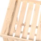 vidaXL Soporte para leña de exterior madera maciza pino 108x52x74 cm vidaXL Soporte para leña de exterior madera maciza pino 108x52x74 cm