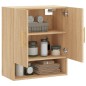vidaXL Armario de pared madera de ingeniería roble Sonoma 60x31x70 cm vidaXL Armario de pared madera de ingeniería roble Sonoma 60x31x70 cm