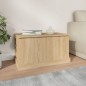 vidaXL Baúl almacenaje madera contrachapada roble sonoma 70x40x38 cm vidaXL Baúl almacenaje madera contrachapada roble sonoma 70x40x38 cm