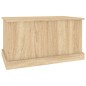vidaXL Baúl almacenaje madera contrachapada roble sonoma 70x40x38 cm vidaXL Baúl almacenaje madera contrachapada roble sonoma 70x40x38 cm