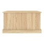vidaXL Baúl almacenaje madera contrachapada roble sonoma 70x40x38 cm vidaXL Baúl almacenaje madera contrachapada roble sonoma 70x40x38 cm