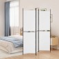 vidaXL Biombo divisor de 3 paneles de tela blanco 150x180 cm vidaXL Biombo divisor de 3 paneles de tela blanco 150x180 cm
