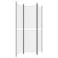 vidaXL Biombo divisor de 3 paneles de tela blanco 150x180 cm vidaXL Biombo divisor de 3 paneles de tela blanco 150x180 cm