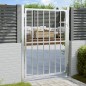vidaXL Puerta de jardín de acero inoxidable 100x125 cm vidaXL Puerta de jardín de acero inoxidable 100x125 cm