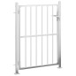 vidaXL Puerta de jardín de acero inoxidable 100x125 cm vidaXL Puerta de jardín de acero inoxidable 100x125 cm