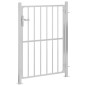 vidaXL Puerta de jardín de acero inoxidable 100x125 cm vidaXL Puerta de jardín de acero inoxidable 100x125 cm