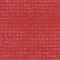 vidaXL Toldo para balcón HDPE rojo 120x500 cm