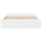 vidaXL Estructura cama con cajones madera ingeniería blanca 180x200 cm vidaXL Estructura cama con cajones madera ingeniería blanca 180x200 cm