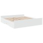 vidaXL Estructura cama con cajones madera ingeniería blanca 180x200 cm vidaXL Estructura cama con cajones madera ingeniería blanca 180x200 cm