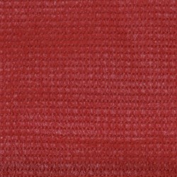 vidaXL Toldo para balcón HDPE rojo 90x400 cm 
