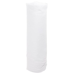 vidaXL Membrana geotextil fibra de poliéster blanco 1x10 m