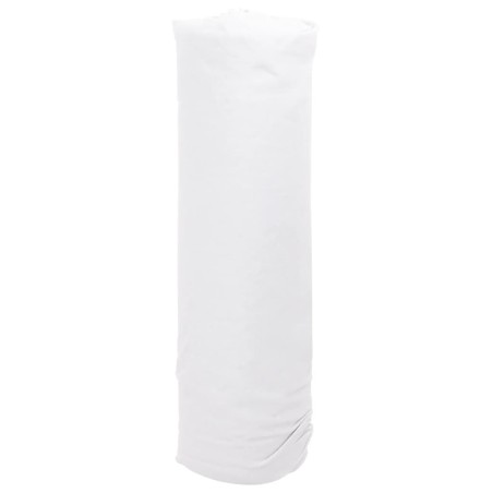 vidaXL Membrana geotextil fibra de poliéster blanco 1x10 m