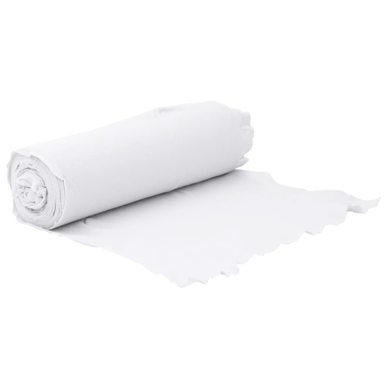 vidaXL Membrana geotextil fibra de poliéster blanco 1x10 m vidaXL Membrana geotextil fibra de poliéster blanco 1x10 m