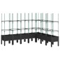 vidaXL Jardinera con enrejado PP negro 200x160x142,5 cm vidaXL Jardinera con enrejado PP negro 200x160x142,5 cm