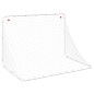 vidaXL Portería de fútbol acero blanco 122x81x81 cm