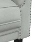 vidaXL Juego de sofás 3 piezas terciopelo gris claro vidaXL Juego de sofás 3 piezas terciopelo gris claro