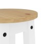 vidaXL Taburetes altos de cocina 2 uds madera maciza de pino blanco vidaXL Taburetes altos de cocina 2 uds madera maciza de pino blanco