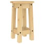 vidaXL Taburetes altos de cocina 2 uds madera maciza de pino vidaXL Taburetes altos de cocina 2 uds madera maciza de pino