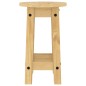 vidaXL Taburetes altos de cocina 2 uds madera maciza de pino vidaXL Taburetes altos de cocina 2 uds madera maciza de pino