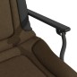 vidaXL Silla de pesca con reposabrazos plegable taupe vidaXL Silla de pesca con reposabrazos plegable taupe
