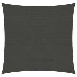 vidaXL Toldo de vela gris antracita HDPE 160 g/m² 4x4 m