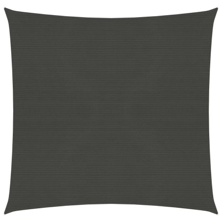 vidaXL Toldo de vela gris antracita HDPE 160 g/m² 4x4 m