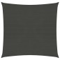 vidaXL Toldo de vela gris antracita HDPE 160 g/m² 4x4 m