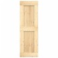 vidaXL Puerta corredera con herrajes madera maciza de pino 70x210 cm vidaXL Puerta corredera con herrajes madera maciza de pino 70x210 cm
