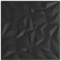 vidaXL Paneles de pared 48 uds XPS amatista negro 50x50 cm 12 m² vidaXL Paneles de pared 48 uds XPS amatista negro 50x50 cm 12 m²
