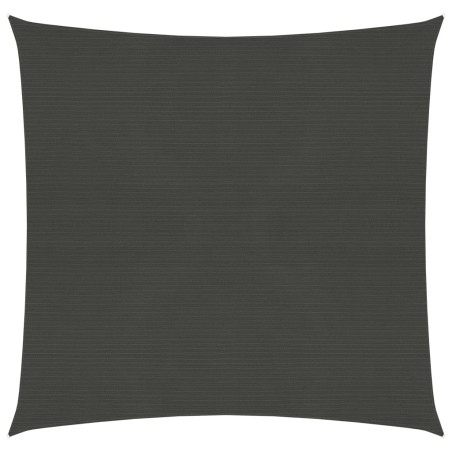 vidaXL Toldo de vela gris antracita HDPE 160 g/m² 3x3 m