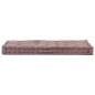 vidaXL Cojines para muebles de palés 2 unidades algodón gris taupe vidaXL Cojines para muebles de palés 2 unidades algodón gris taupe