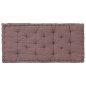 vidaXL Cojines para muebles de palés 2 unidades algodón gris taupe vidaXL Cojines para muebles de palés 2 unidades algodón gris taupe