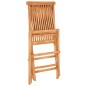 vidaXL Set de bistró 3 pzas con cojines antracita madera maciza teca vidaXL Set de bistró 3 pzas con cojines antracita madera maciza teca