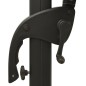 vidaXL Sombrilla de 4 niveles con poste de aluminio antracita 3x3 m