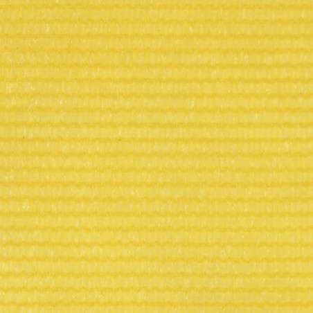 vidaXL Toldo para balcón HDPE amarillo 120x500 cm