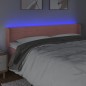 vidaXL Cabecero con LED de terciopelo rosa 183x16x78/88 cm vidaXL Cabecero con LED de terciopelo rosa 183x16x78/88 cm