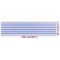 vidaXL Toldo para balcón HDPE azul y blanco 90x500 cm vidaXL Toldo para balcón HDPE azul y blanco 90x500 cm