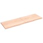 vidaXL Estante de pared madera maciza roble sin tratar 200x60x(2-4) cm vidaXL Estante de pared madera maciza roble sin tratar 200x60x(2-4) cm