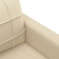 vidaXL Sofá de 2 plazas de tela color crema 140 cm vidaXL Sofá de 2 plazas de tela color crema 140 cm