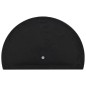 vidaXL Base de sombrilla de semicírculo de poliresina negra 15 kg