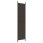 vidaXL Biombo divisor de 3 paneles de tela marrón 150x220 cm vidaXL Biombo divisor de 3 paneles de tela marrón 150x220 cm