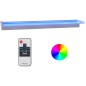 vidaXL Fuente cascada con LED RGB acero inoxidable 90 cm vidaXL Fuente cascada con LED RGB acero inoxidable 90 cm