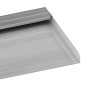 vidaXL Fuente cascada con LED RGB acero inoxidable 90 cm vidaXL Fuente cascada con LED RGB acero inoxidable 90 cm