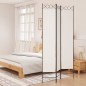 vidaXL Biombo divisor de 3 paneles de tela blanco 120x220 cm vidaXL Biombo divisor de 3 paneles de tela blanco 120x220 cm